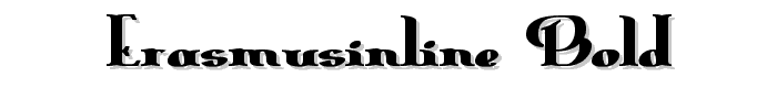 ErasmusInline Bold font